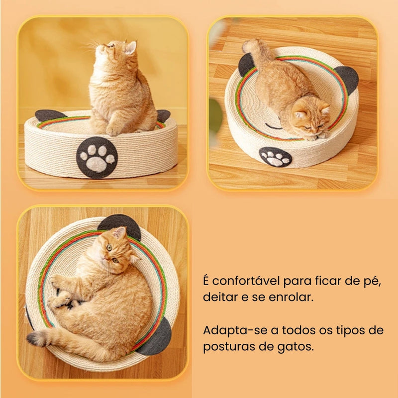 Cama e Arranhador para Gatos 2 em 1