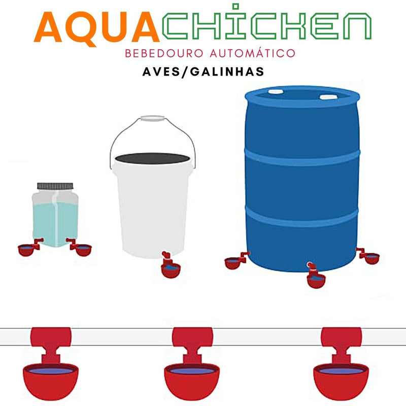 Bebedouro automático para galinhas AquaChicken