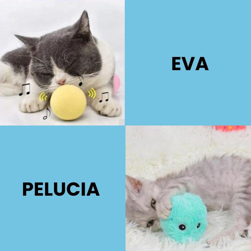 Bolinha com sons de animais para gatos