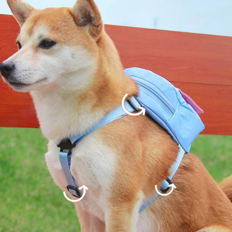 Mochila para cachorro com guia peitoral incluso PetPack