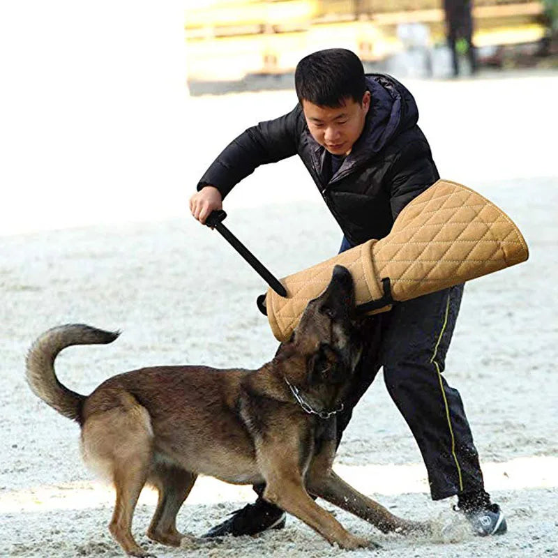 Manga Protetora de Mordida de Cães